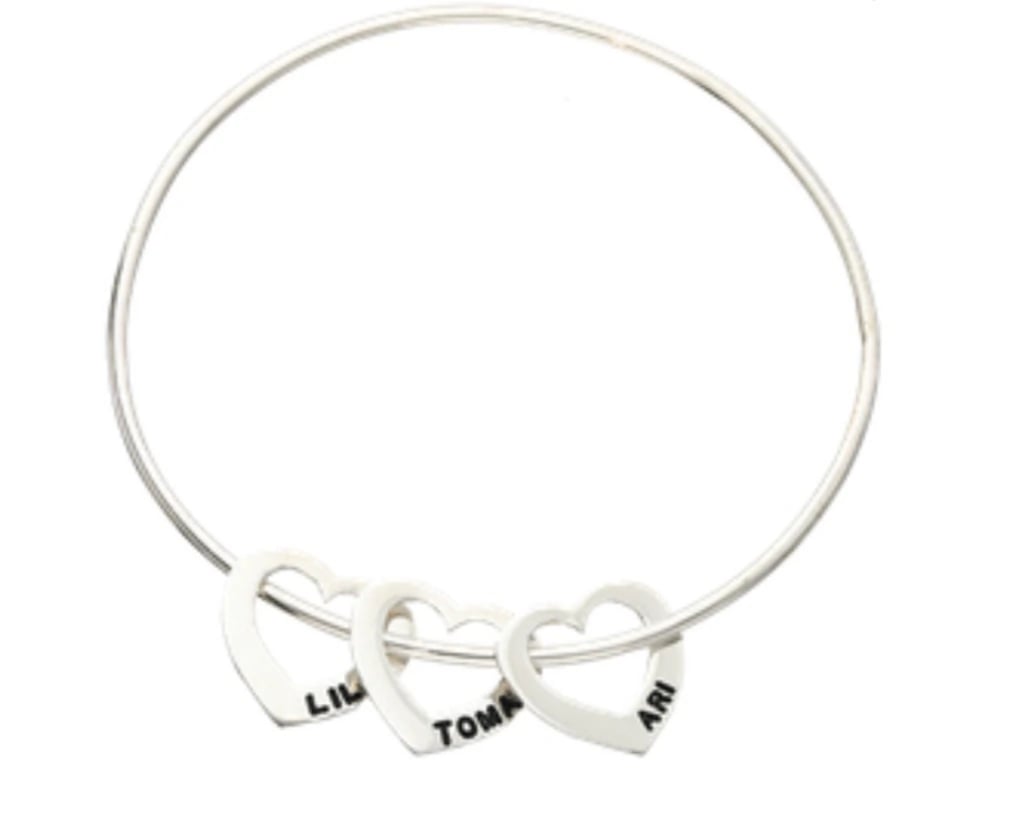 Pulsera Esclava con Dijes Corazón - Image 2