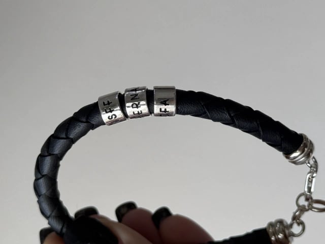 Pulsera de Hombre Cuero + Donas - Image 2